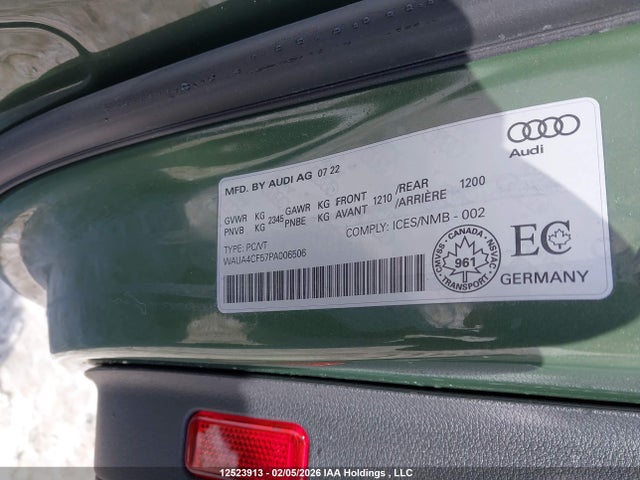 Продаж на аукціоні авто 2023 Audi S5 3.0t Progressiv, vin: WAUA4CF57PA006506, номер лоту: 12523913