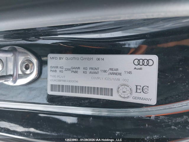 Aukcja sprzedaży 2015 Audi Rs5, vin: WUAC6BFR8FA900096, numer aukcji: 12523993
