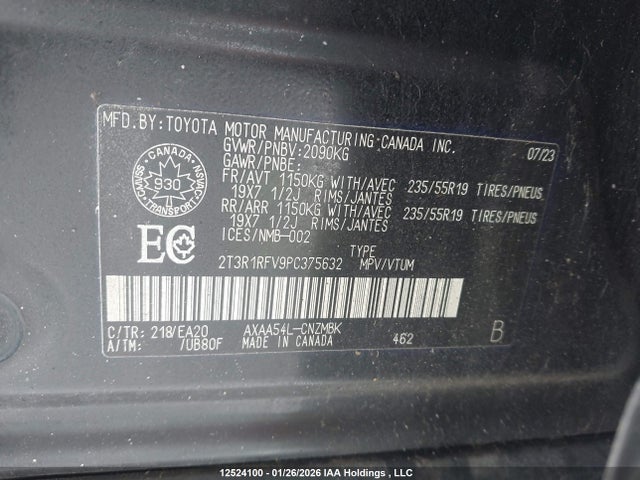 2T3R1RFV9PC375632 Toyota RAV4