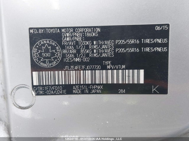 Toyota SCION XB 2015 JTLZE4FE7FJ077720 Image 9