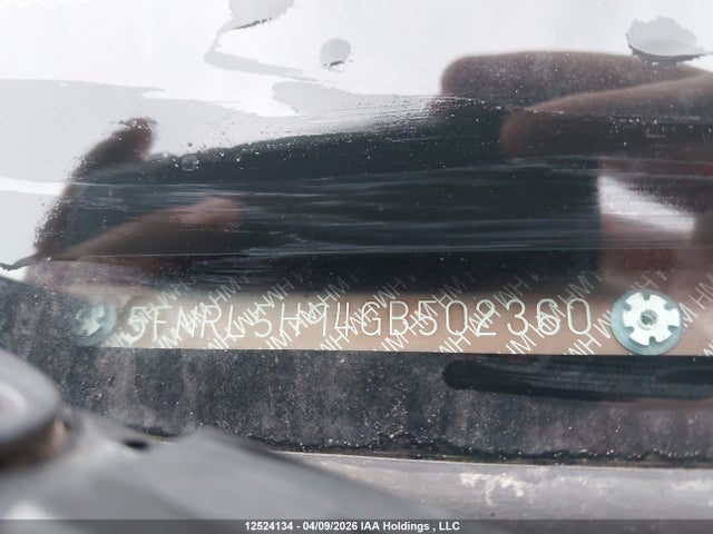 5FNRL5H94GB502360 Honda Odyssey Touring/touring Elite
