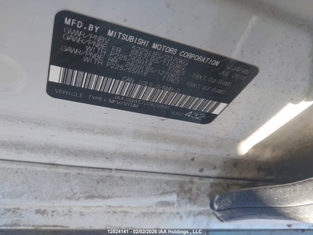 JA4J24A57JZ620805 Mitsubishi Outlander Phev Gt/se