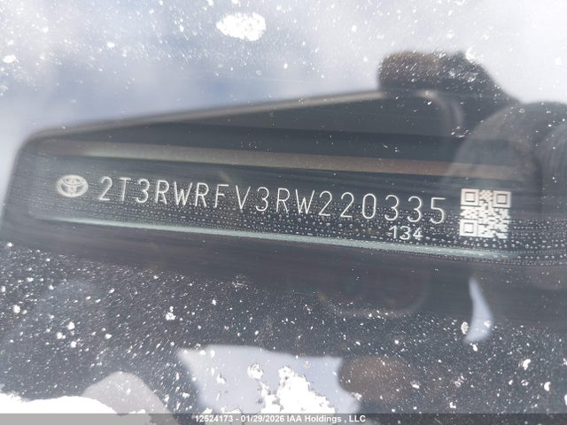 2T3RWRFV3RW220335 Toyota Rav4 Hybrid Xle