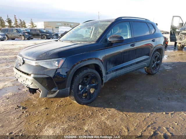12524205 :رقم المزاد ، 3VV2C7B28SM070936 vin ، 2025 Volkswagen Taos Se Black مزاد بيع