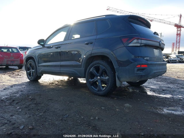 12524205 :رقم المزاد ، 3VV2C7B28SM070936 vin ، 2025 Volkswagen Taos Se Black مزاد بيع