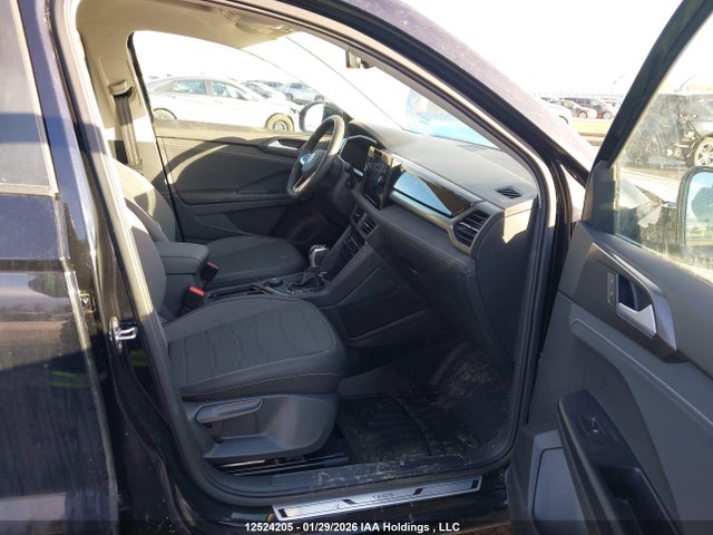 12524205 :رقم المزاد ، 3VV2C7B28SM070936 vin ، 2025 Volkswagen Taos Se Black مزاد بيع