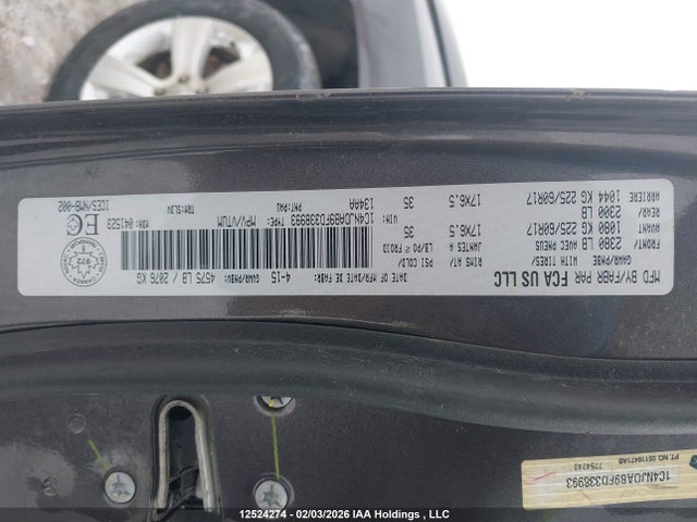 Jeep Compass Sport/north 2015 1C4NJDAB9FD338993 Image 9