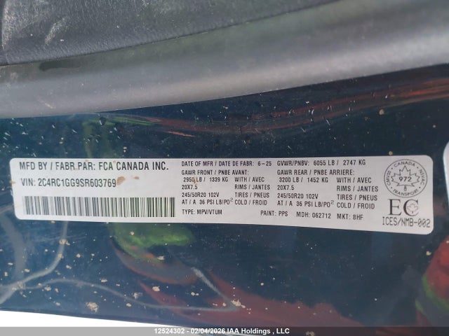 Chrysler Pacifica Limited 2025 2C4RC1GG9SR603769 Image 18