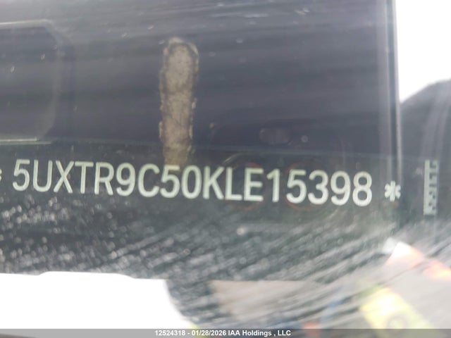 5UXTR9C50KLE15398 BMW X3 Xdrive30i