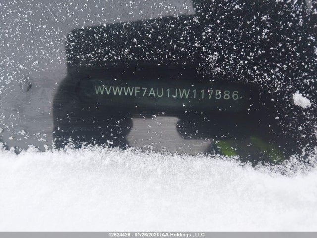 WVWWF7AU1JW117586 Volkswagen Golf R