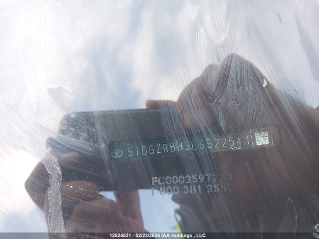 Toyota Highlander Xle 2020 5TDGZRBH5LS522541 Image 9