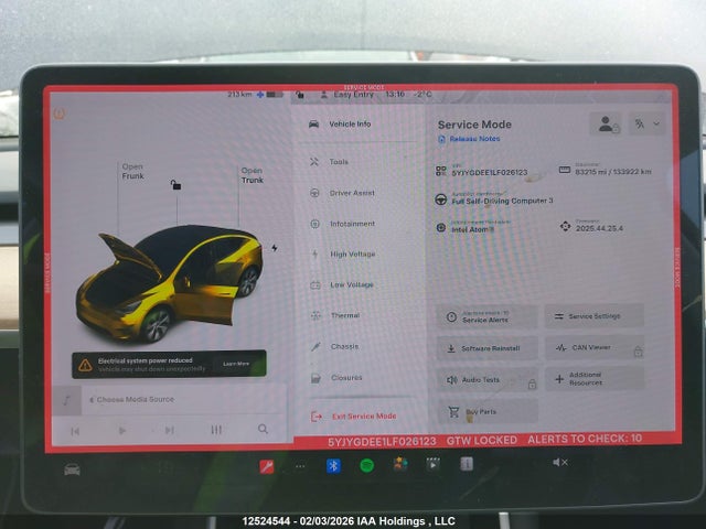5YJYGDEE1LF026123 Tesla Model Y Long Range