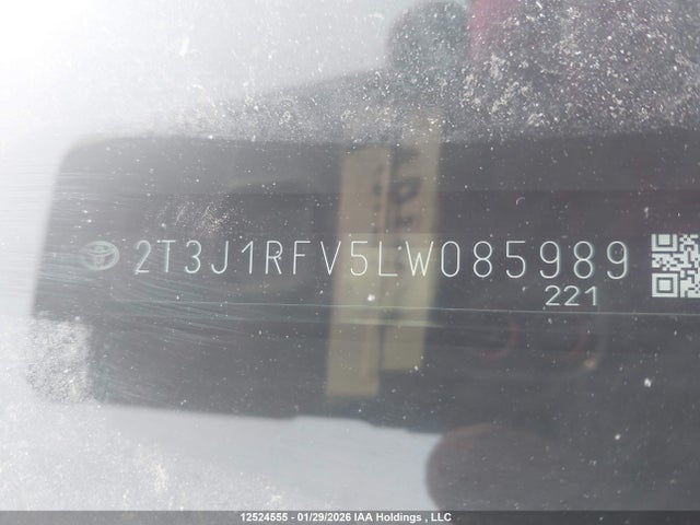 2T3J1RFV5LW085989 Toyota Rav4 Adventure/trd Off Road