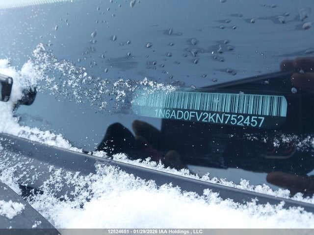 1N6AD0FV2KN752457 Nissan Frontier Sv