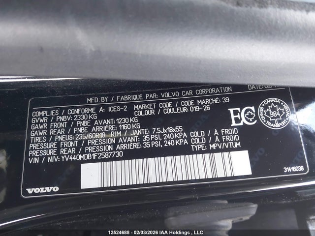Volvo Xc60 T5/premier 2015 YV440MDB1F2587730 Image 18