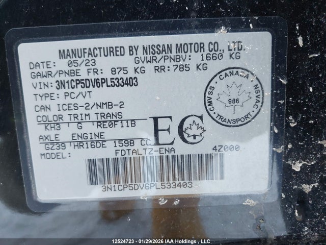Nissan KICKS SR 2023 3N1CP5DV6PL533403 Image 19