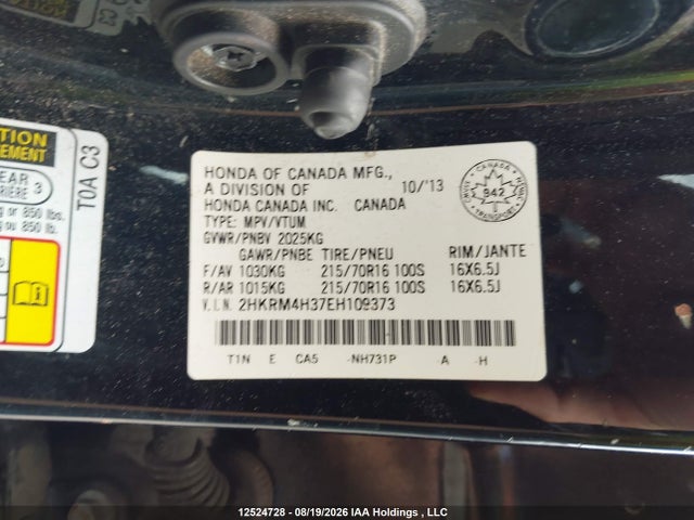 Honda CR-V LX 2014 2HKRM4H37EH109373 Image 18