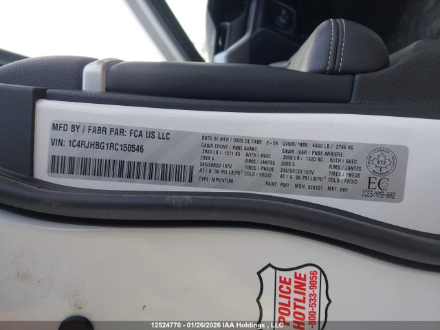 1C4RJHBG1RC150546 Jeep Grand Cherokee Limited