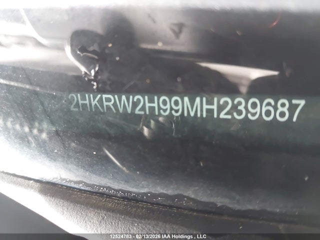 2HKRW2H99MH239687 Honda Cr-v Black Edition/touring