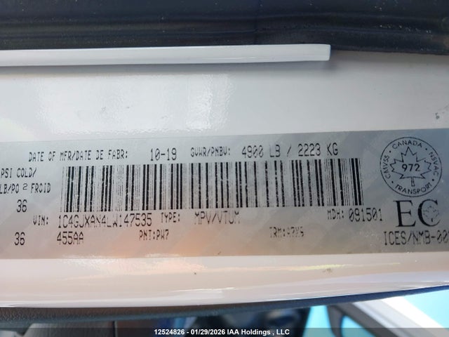 1C4GJXAN4LW147535 Jeep Wrangler