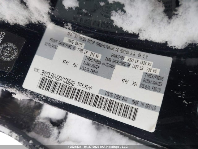 3MYDLBYV2GY105242 Toyota Yaris Premium