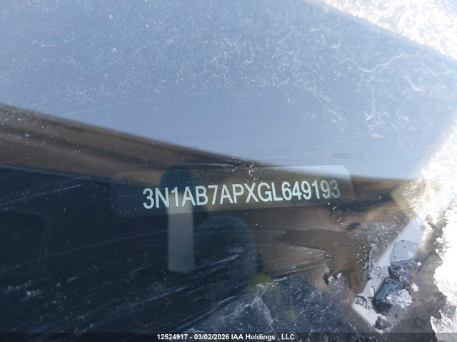 3N1AB7APXGL649193 Nissan Sentra