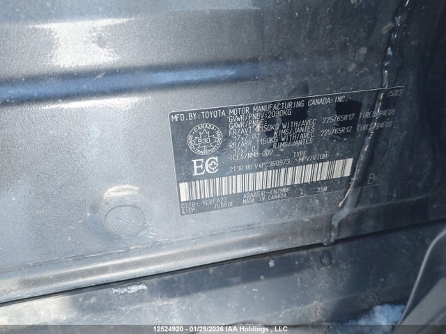 2T3R1RFV4PC360973 Toyota Rav4 Xle
