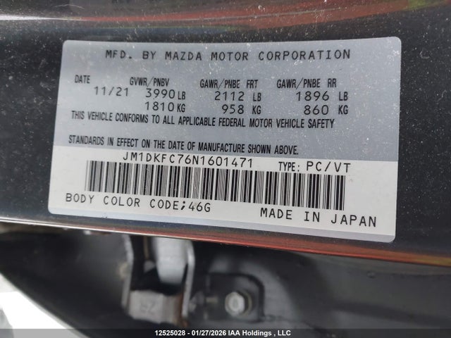 JM1DKFC76N1601471 Mazda Cx-3 Gs
