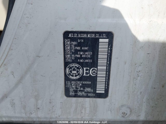 JN8AZ2NEXF9080684 Infiniti Qx80 Base 7 Passenger/base 8 Passenger/limited 7 Passenger