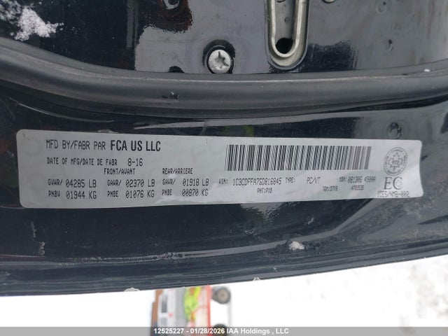 1C3CDFFA7GD816845 Dodge Dart Sxt Sport