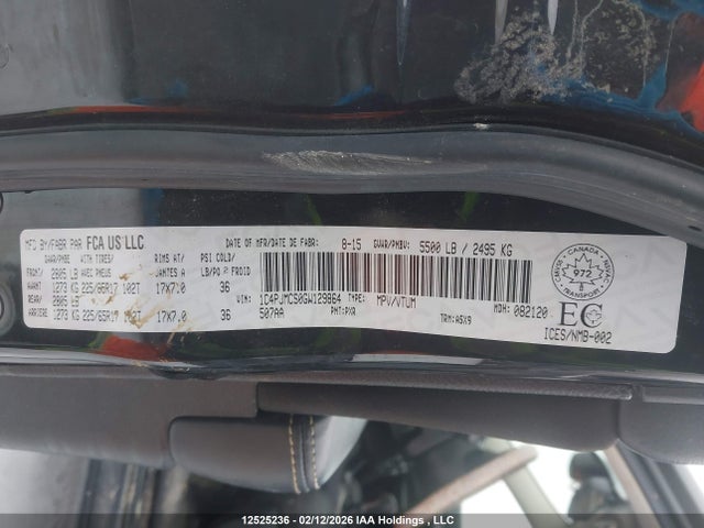 Продаж на аукціоні авто 2016 Jeep Cherokee Latitude, vin: 1C4PJMCS0GW129864, номер лоту: 12525236