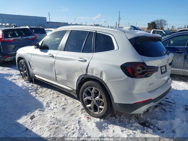 Aukcja sprzedaży 2022 Bmw X3 Xdrive30i, vin: 5UX53DP02N9L35367, numer aukcji: 12525245