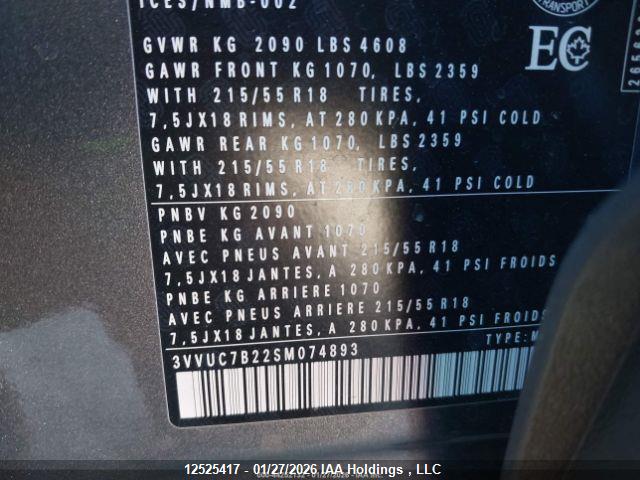Volkswagen TAOS SE 2025 3VVUC7B22SM074893 Image 10