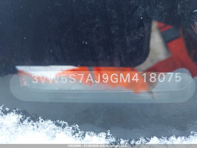 12525590 :رقم المزاد ، 3VW5S7AJ9GM418075 vin ، 2016 Volkswagen Jetta Gli/se/sel مزاد بيع