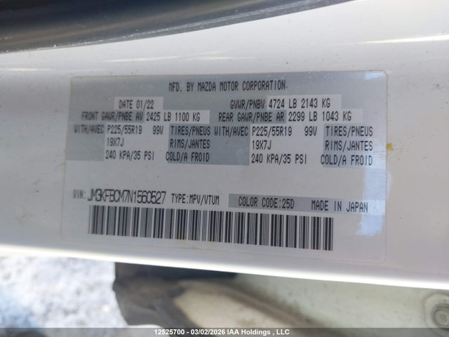 JM3KFBCM7N1560527 Mazda Cx-5 Gs/kuro Edition