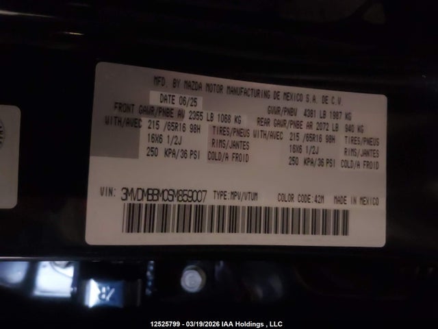 Mazda Cx-30 Select 2025 3MVDMBBM0SM859007 Image 9