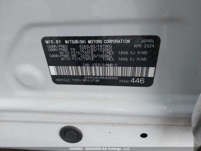 Mitsubishi RVR ES 2024 JA4AHUAUXRU606430 Image 18