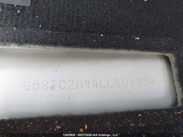 5J8TC2H94LL801909 Acura Rdx Platinum Elite