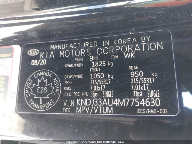 KNDJ33AU4M7754630 KIA SOUL EX