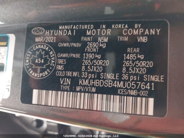 Genesis Gv80 2.5t Advanced Awd 2021 KMUHBDSB4MU057641 Image 9