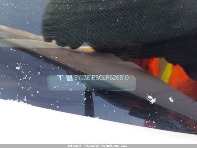 Tesla MODEL 3 2020 5YJ3E1EB0LF626510 Image 9
