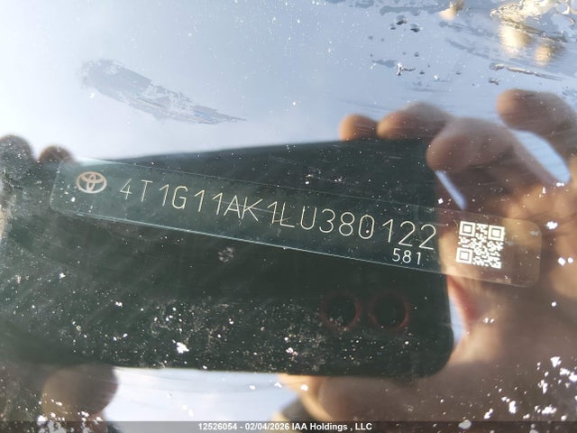 4T1G11AK1LU380122 Toyota Camry