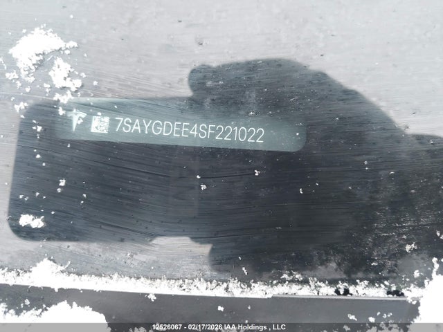 7SAYGDEE4SF221022 Tesla Model Y Long Range