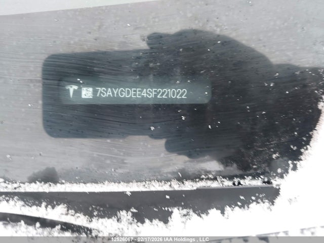 7SAYGDEE4SF221022 Tesla Model Y Long Range