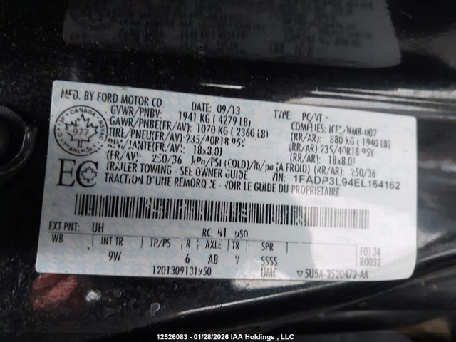 1FADP3L94EL164162 Ford Focus St St