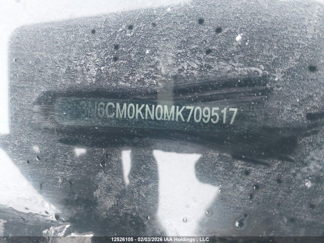 12526105 :رقم المزاد ، 3N6CM0KN0MK709517 vin ، 2021 Nissan Nv200 مزاد بيع