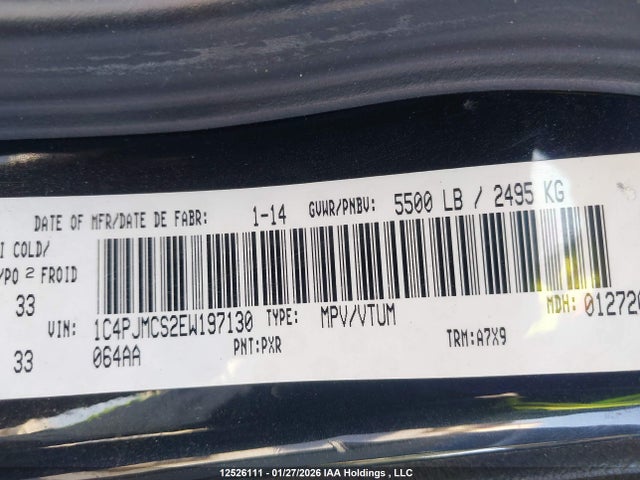 Jeep Cherokee North 2014 1C4PJMCS2EW197130 Image 9