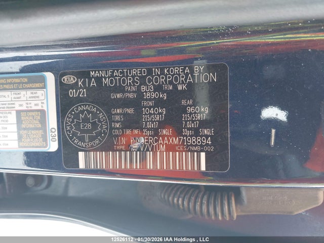 KNDERCAAXM7198894 KIA Seltos Ex/ex Premium