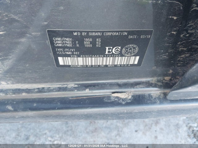 4S3GTAA62K1731203 Subaru Impreza