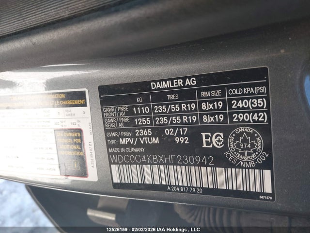 WDC0G4KBXHF230942 Mercedes-Benz Glc 300 4matic